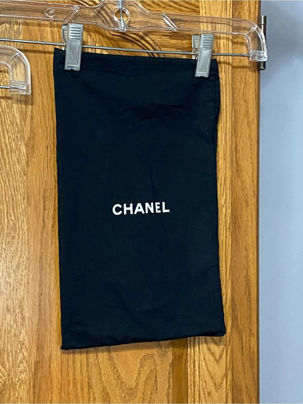 Chanel Small‎ Size Black Purse Shoe Protector Dust Bag Bundle Designer 12 x 7.5